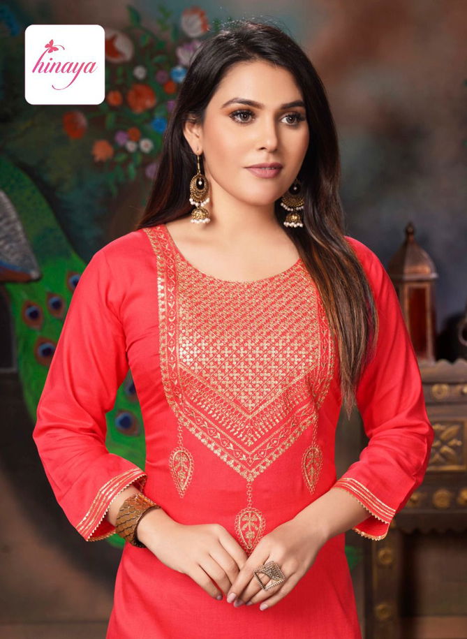 Kareena 4 Fancy Designer Embroidery Ethnic Wear Kurtis Collection